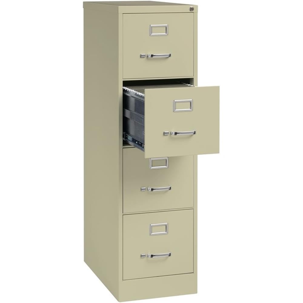 Beige 4-Drawer Metal Letter File Cabinet T971