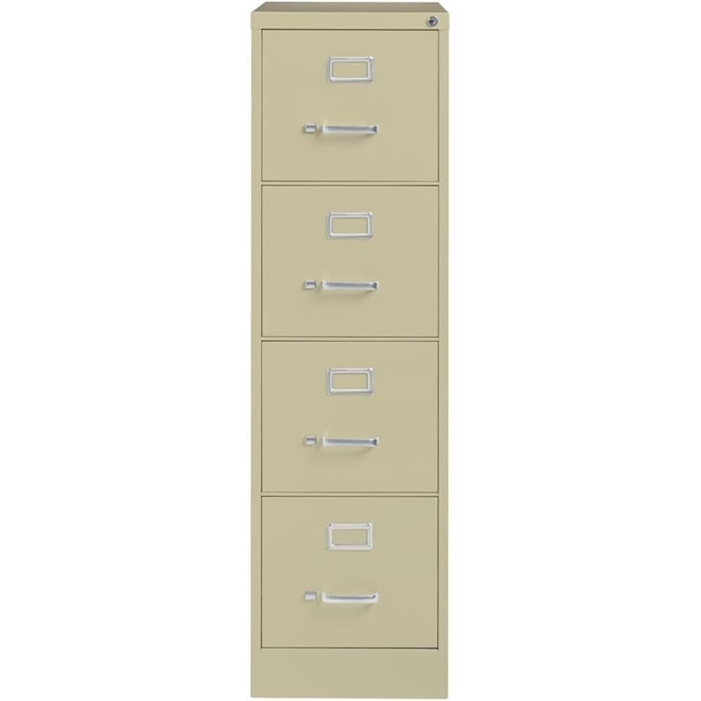 Beige 4-Drawer Metal Letter File Cabinet T971