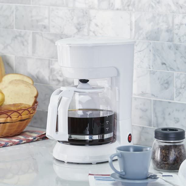 White 12 Cup Drip Coffee Maker W258459