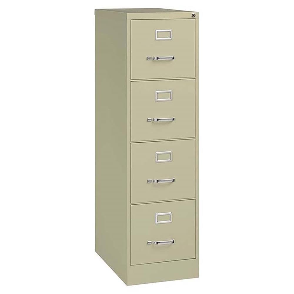 Beige 4-Drawer Metal Letter File Cabinet T971