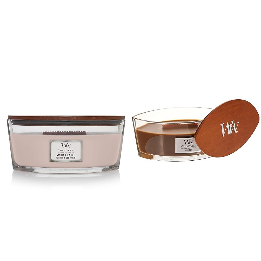 Vanilla & Sea Salt and Humidor Scented Candles 16oz Z1053