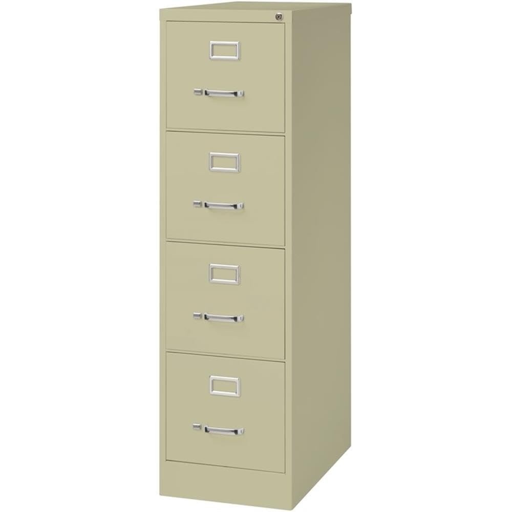 Beige 4-Drawer Metal Letter File Cabinet T971