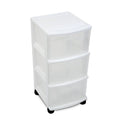3-Drawer Cart White Y339