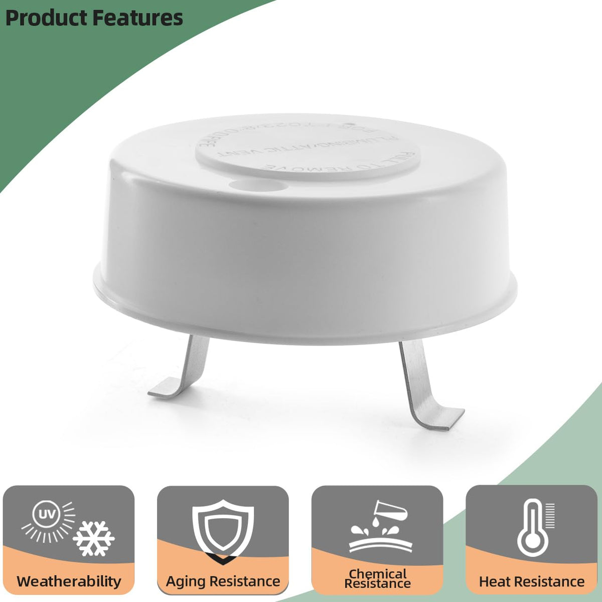 2 Pcs RV Roof Vent Cap U3571
