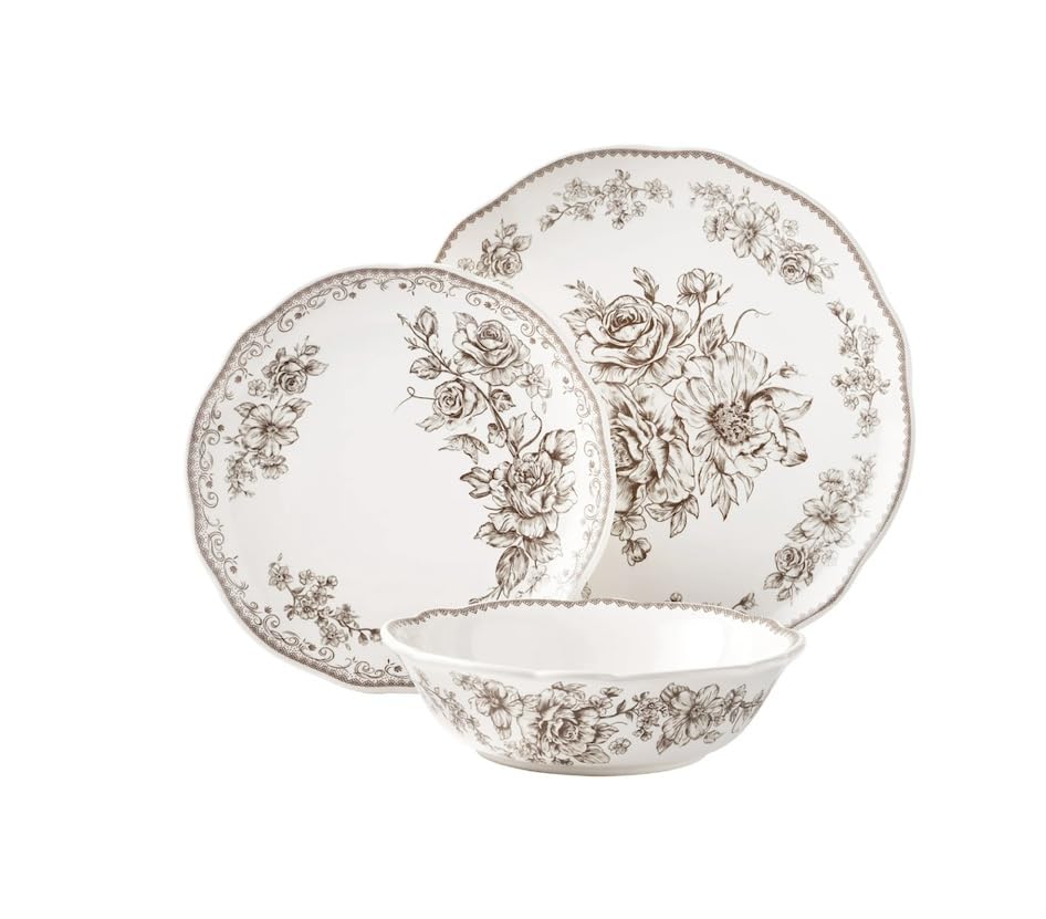12-Piece Stoneware Dinnerware Set F247