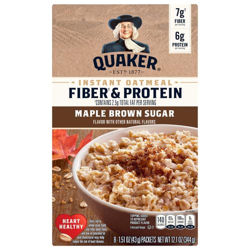 12 Piece Instant Oatmeal Maple & Brown Sugar 12.1 oz I754432