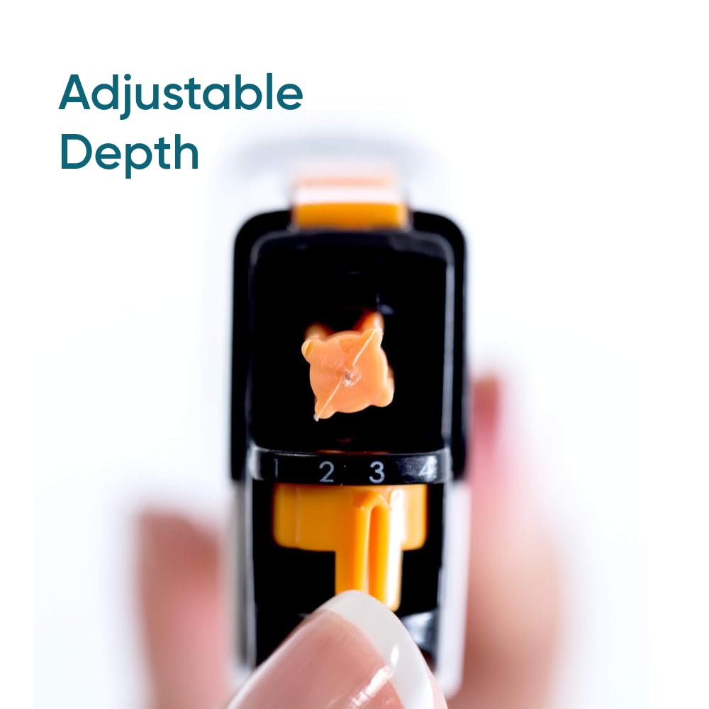 Black Diabetes Travel Case and 100 Sterile Lancets P570