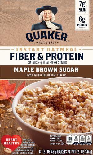 12 Piece Instant Oatmeal Maple & Brown Sugar 12.1 oz I754432