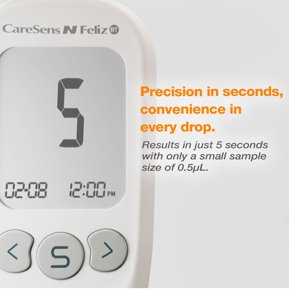 Blood Glucose Monitoring Kit with 100 Test Strips and 100 Lancets Z5219