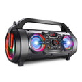 Portable Bluetooth Speaker with Subwoofer, FM Radio, RGB Lights, 30W A449674