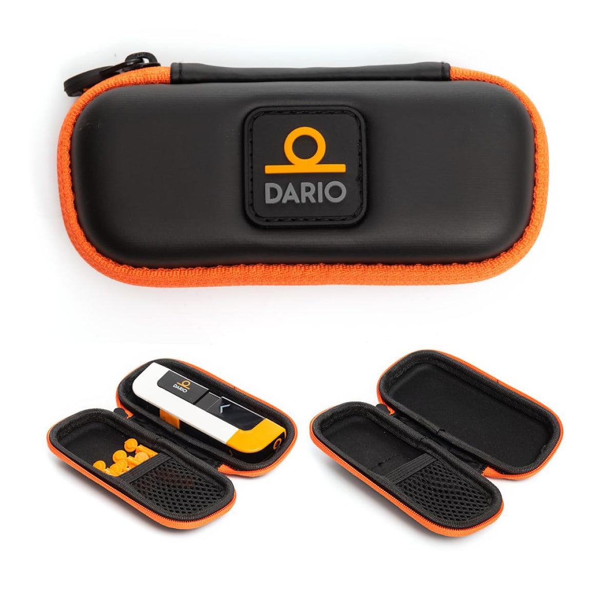 Black Diabetes Travel Case and 100 Sterile Lancets P570
