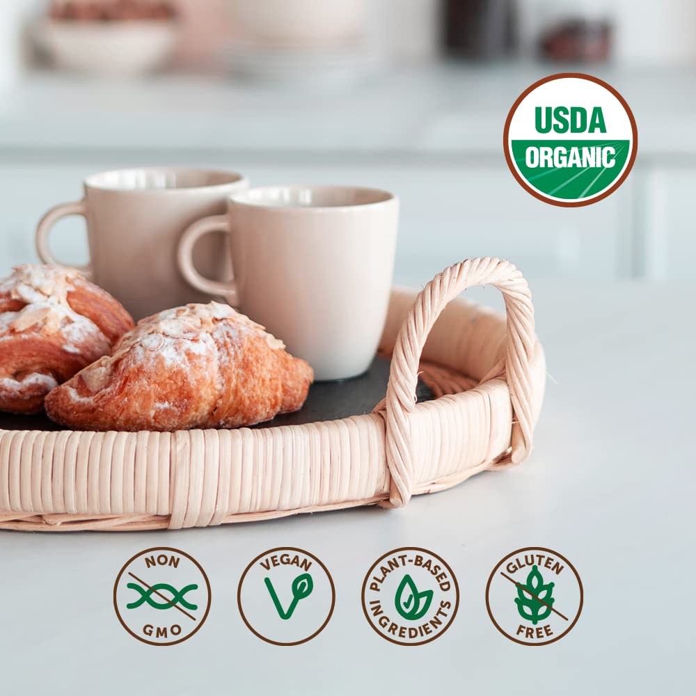Organic Dark Roast Coffee K Cups with Superfoods and Probiotics, 10ct Single Serve Cups A621