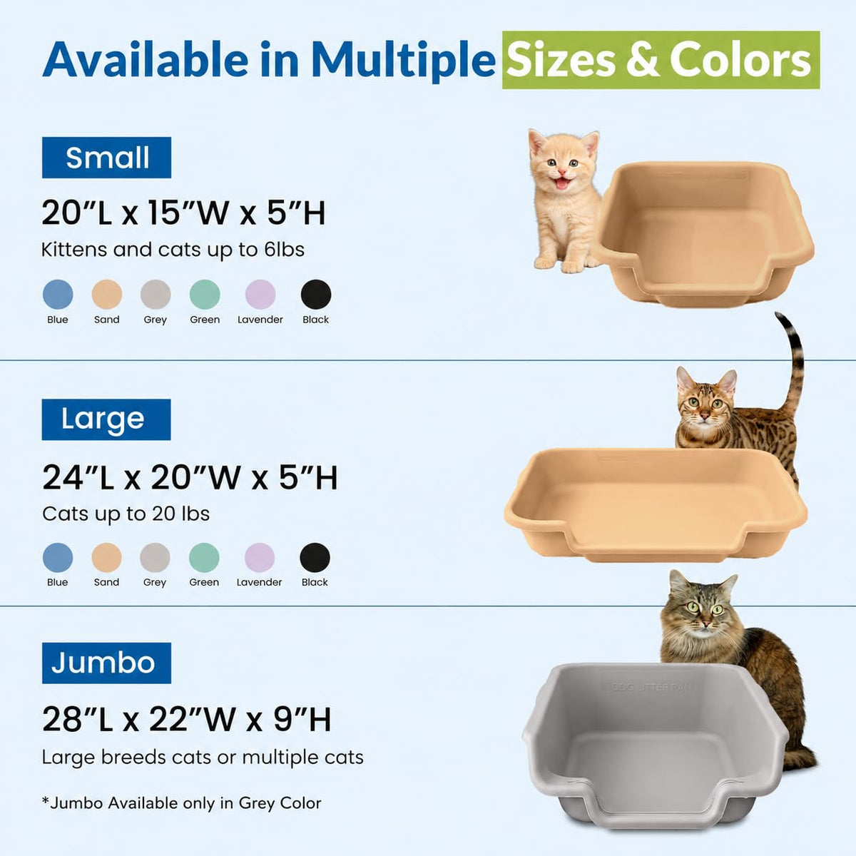 Large Cat Litter Box H43863