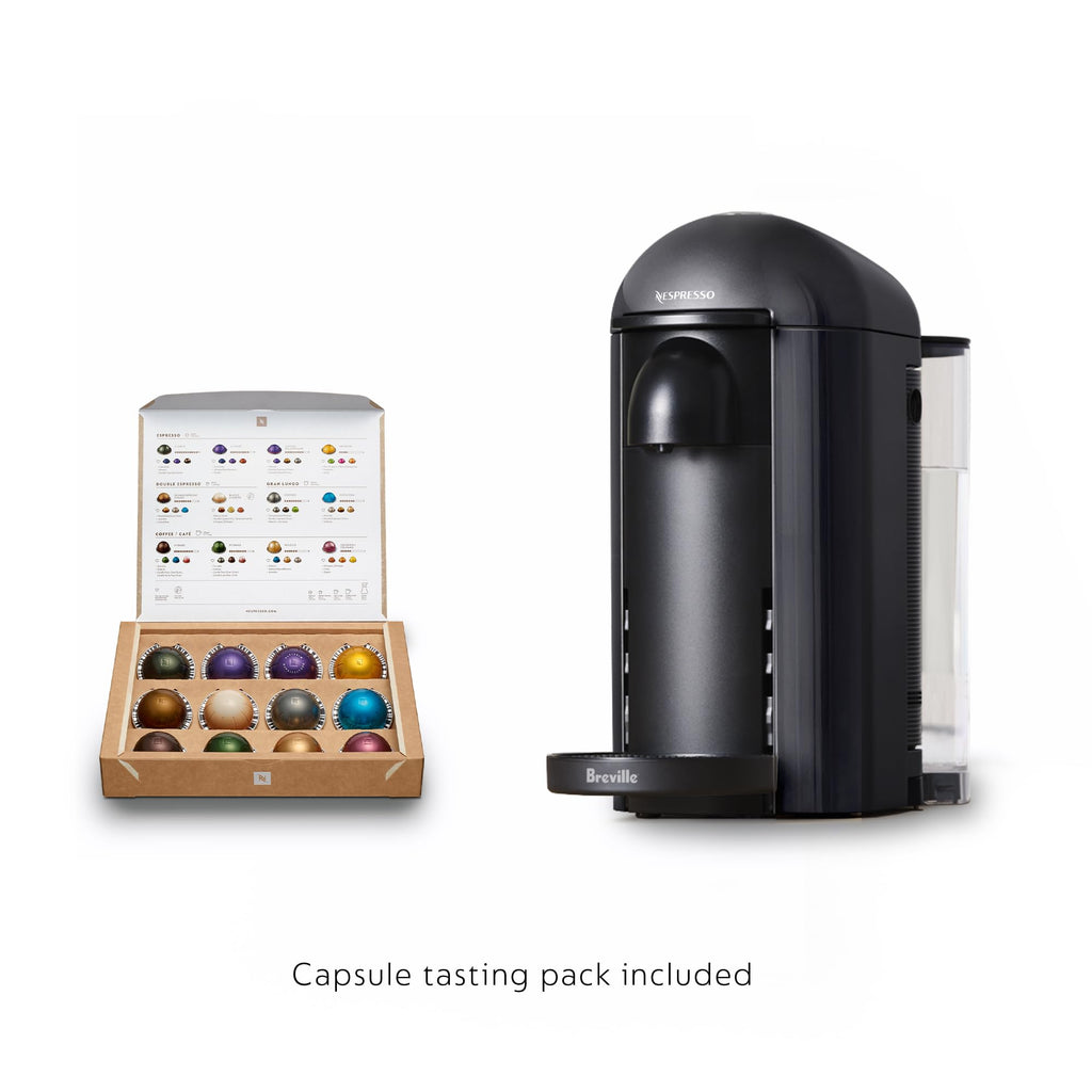 Ink Black Coffee and Espresso Maker with Milk Frother S715367