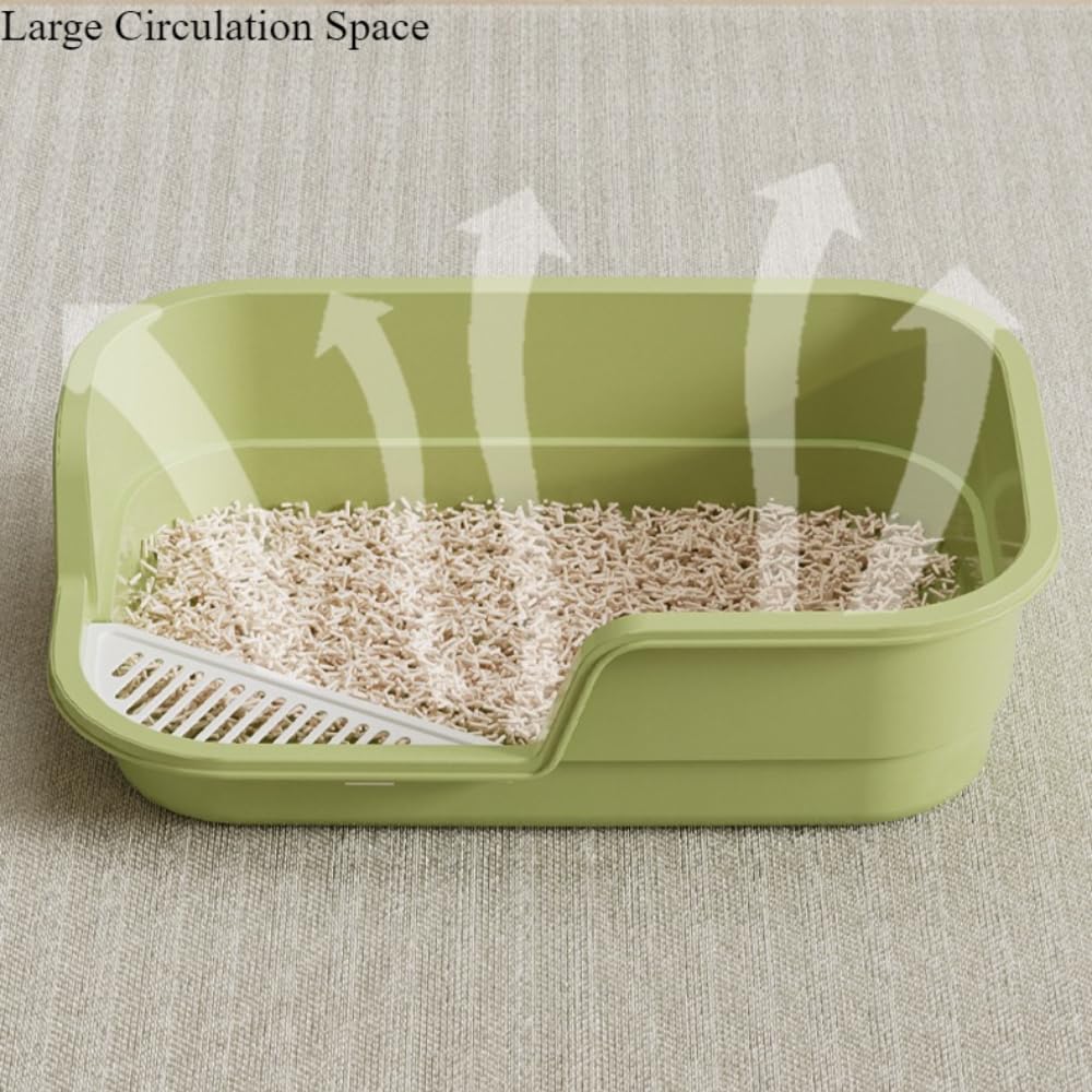 High Sides Low Entry Cat Litter Box X505487
