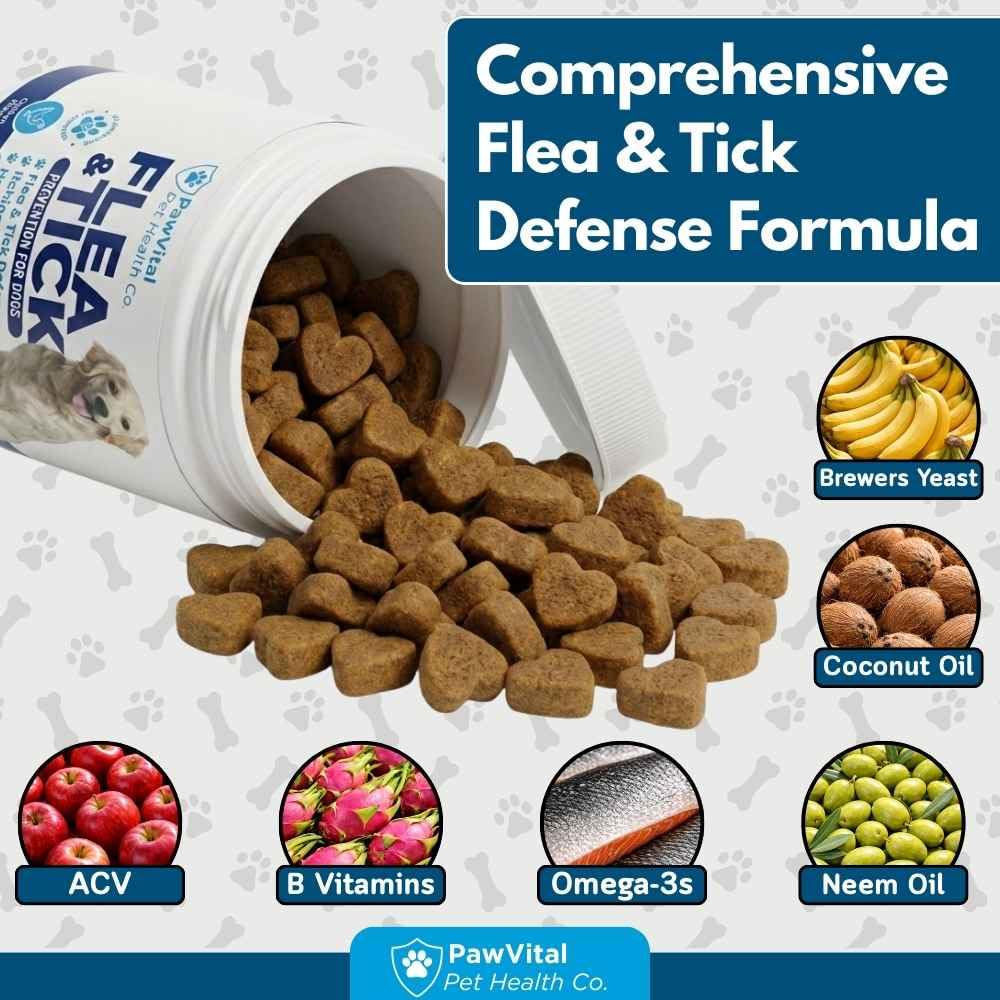Flea and Tick Prevention for Dogs Chewables 150 Soft Chews Chicken Flavor K248