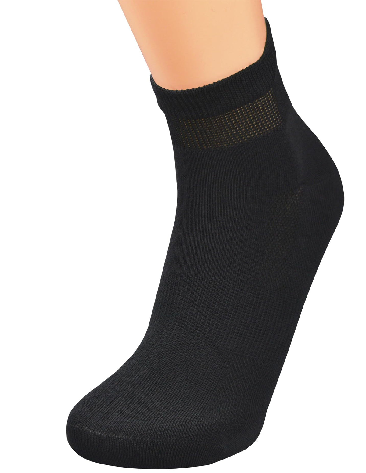Breathable Ankle Diabetic Socks with Arch Support, 6 Pairs D974