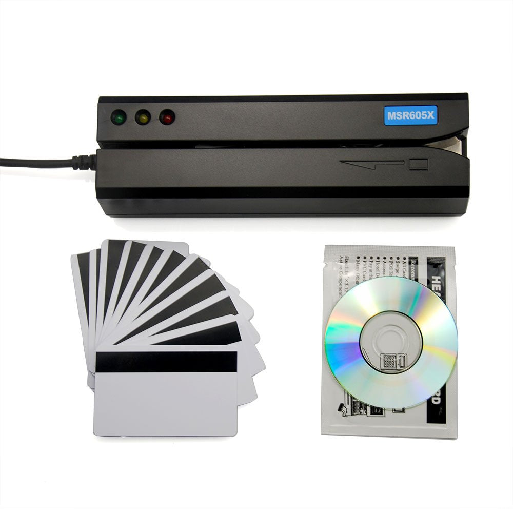 USB Swipe Card Reader Writer 3 Tracks L939984
