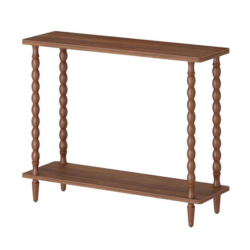 39.4'' 2-Tier Mid-Century Console Table J357