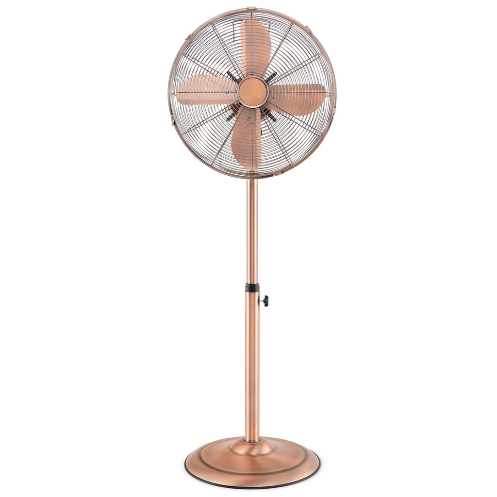 16-Inch Metal Pedestal Fan with Adjustable Height, 3 Speeds, Oscillation Q36447