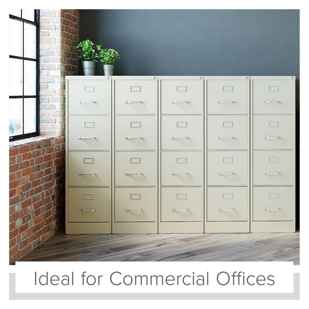 Beige 4-Drawer Metal Letter File Cabinet T971