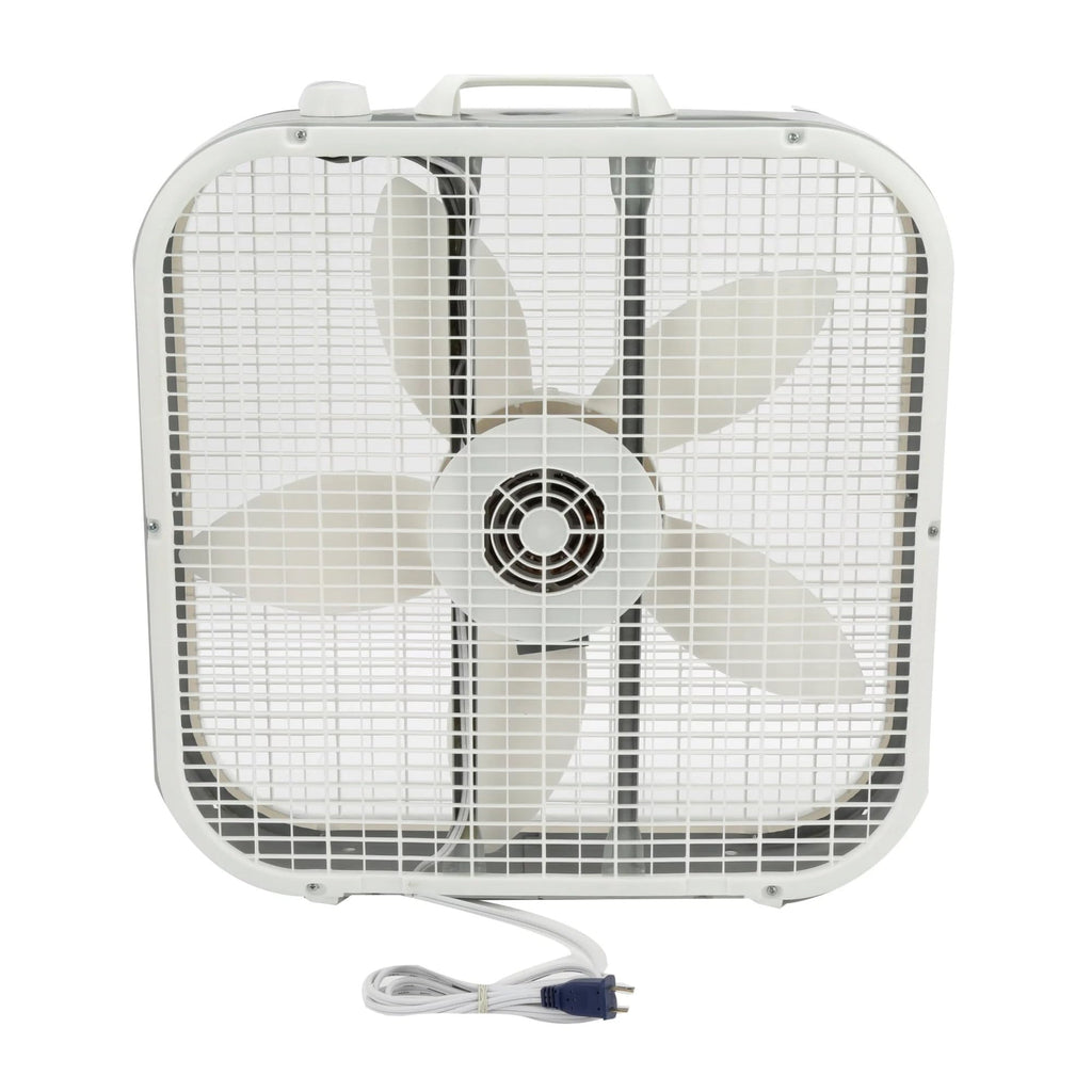 20" White Box Fan, 3 Speeds R55370