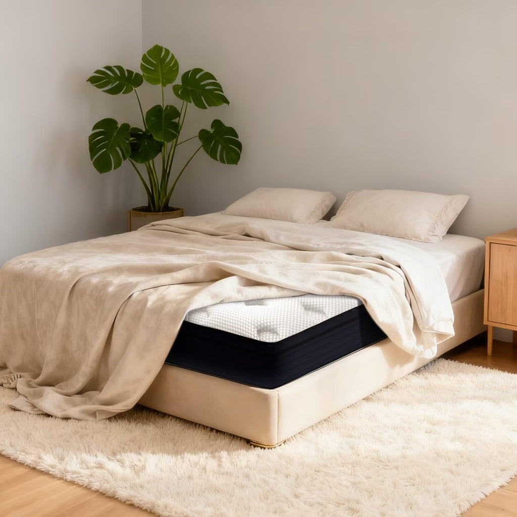 14 Inch Hybrid Green Tea Cooling Gel Memory Foam Mattress V82938