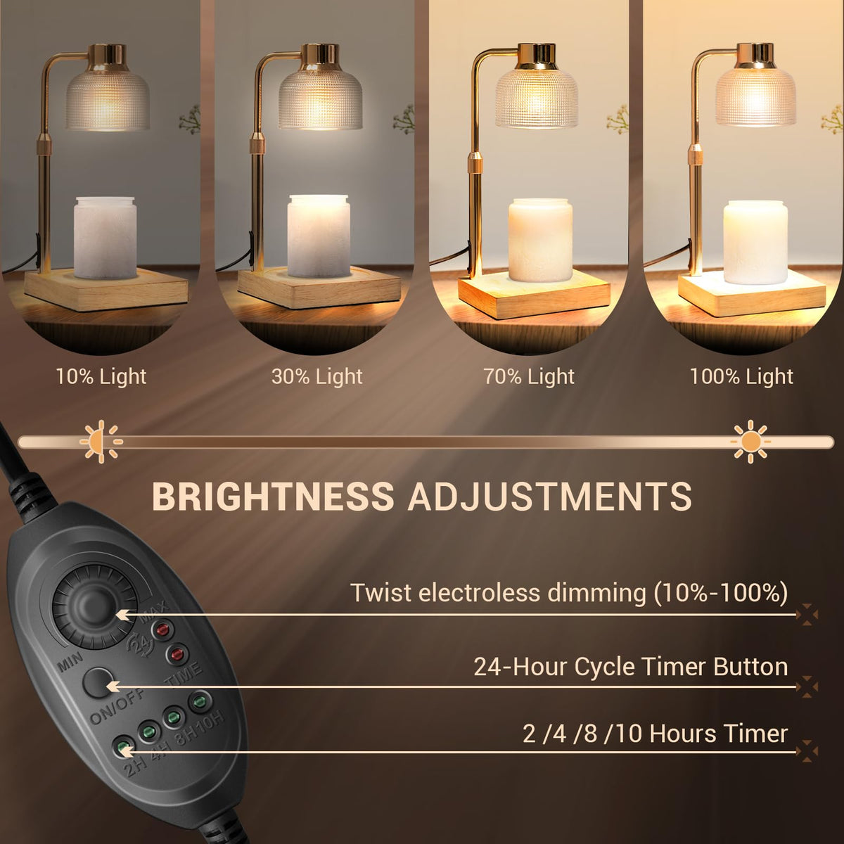 Candle Warmer Lamp with Timer G6378
