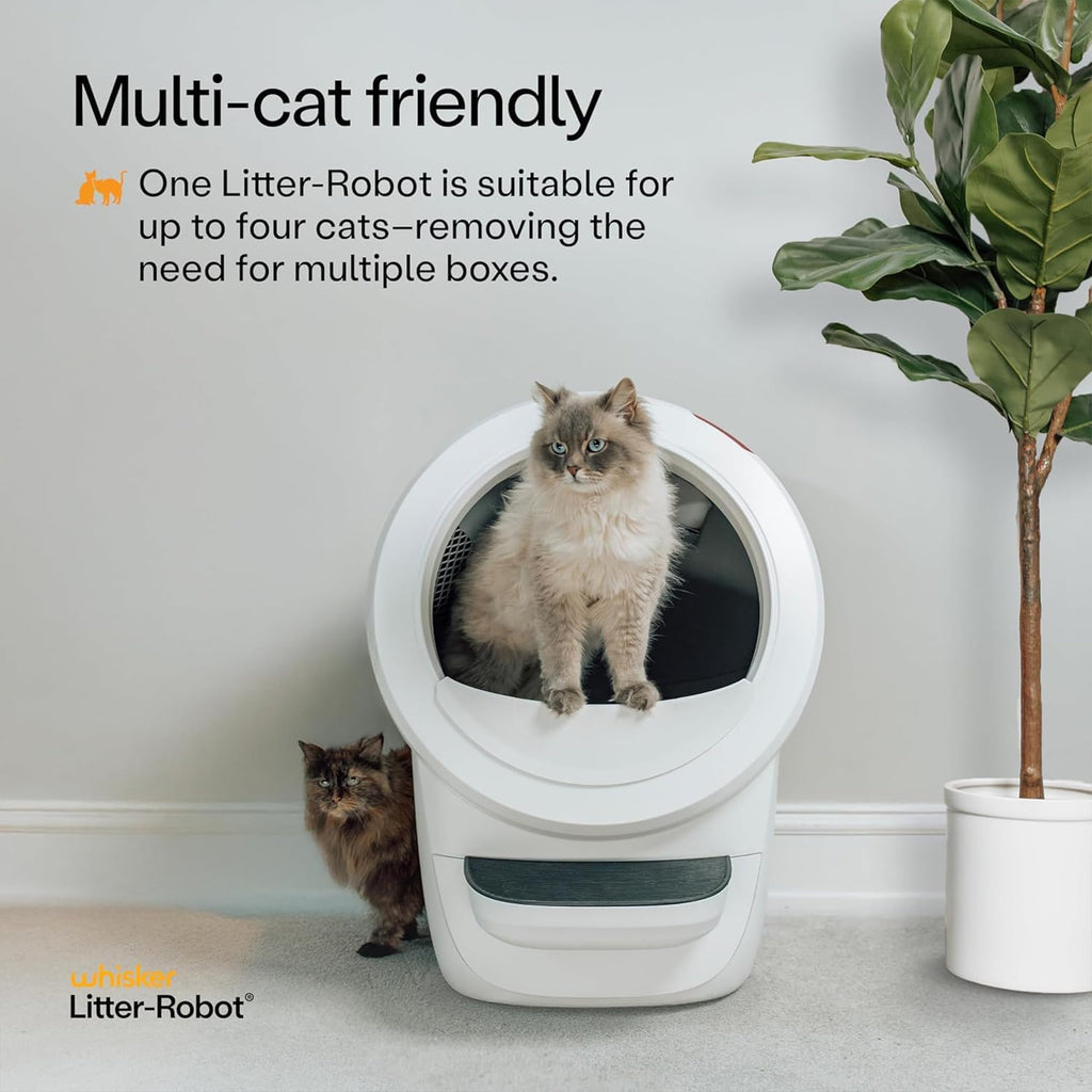 White Automatic Litter Box S26519