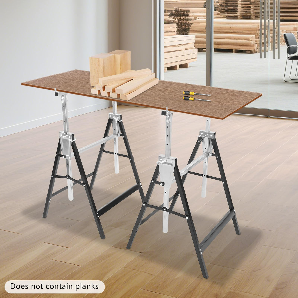 Heavy Duty 2-Pack Folding Sawhorse P6893