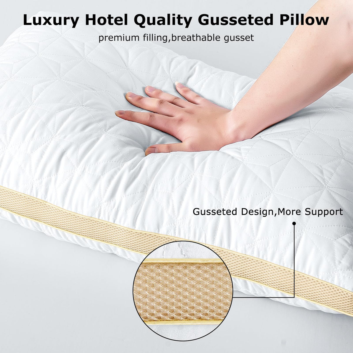 King Size Cooling Down Alternative Pillows Set of 2 M846572
