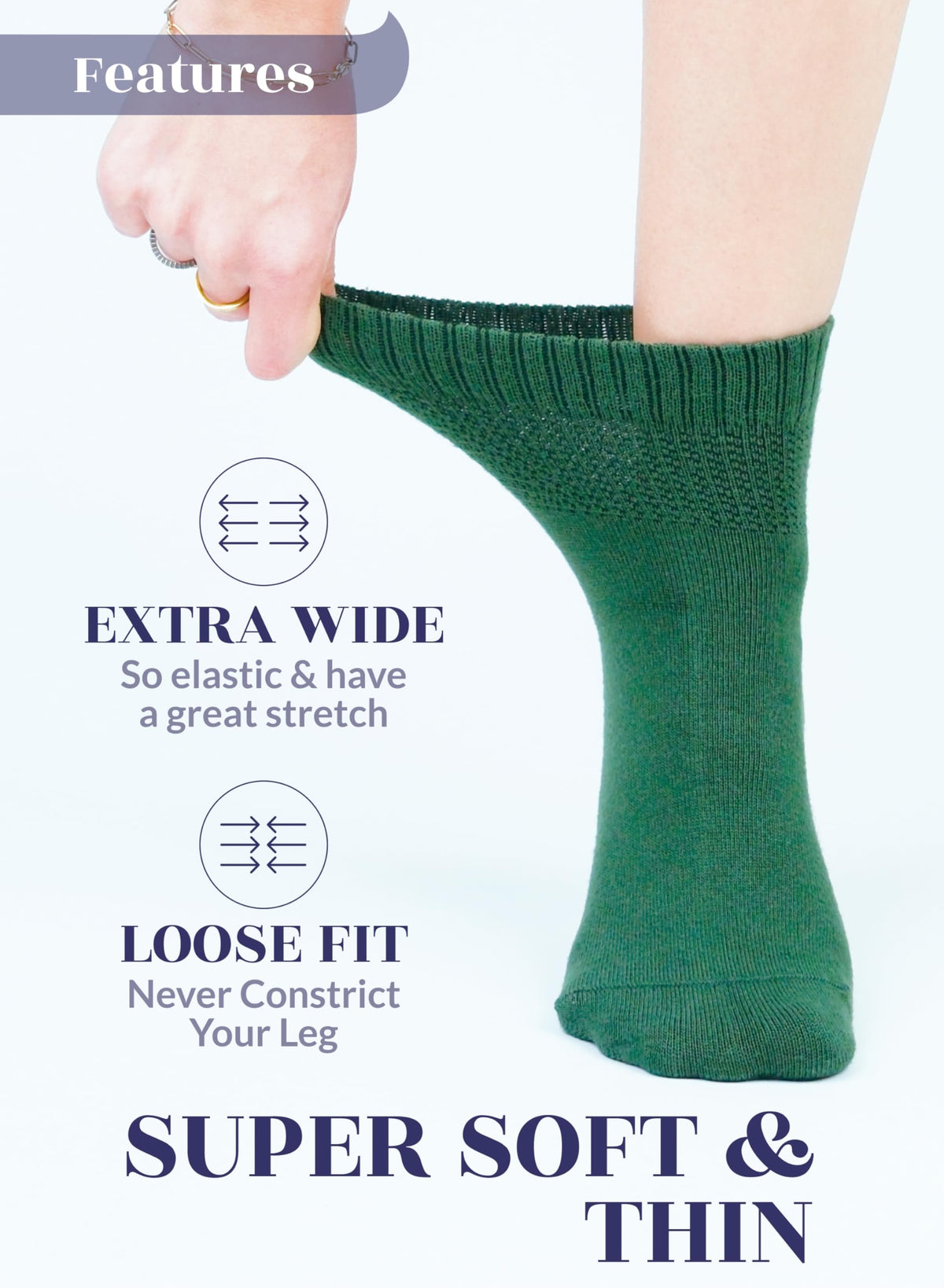 Bamboo Seamless Ankle Socks Q23054