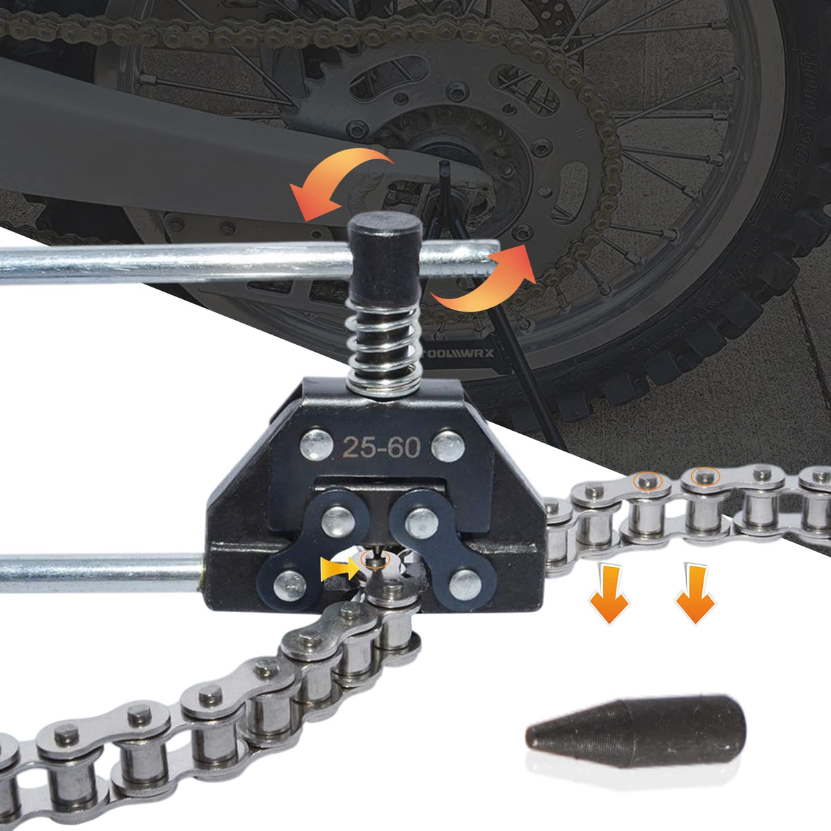 Roller Chain Breaker Cutter Tool Q2256