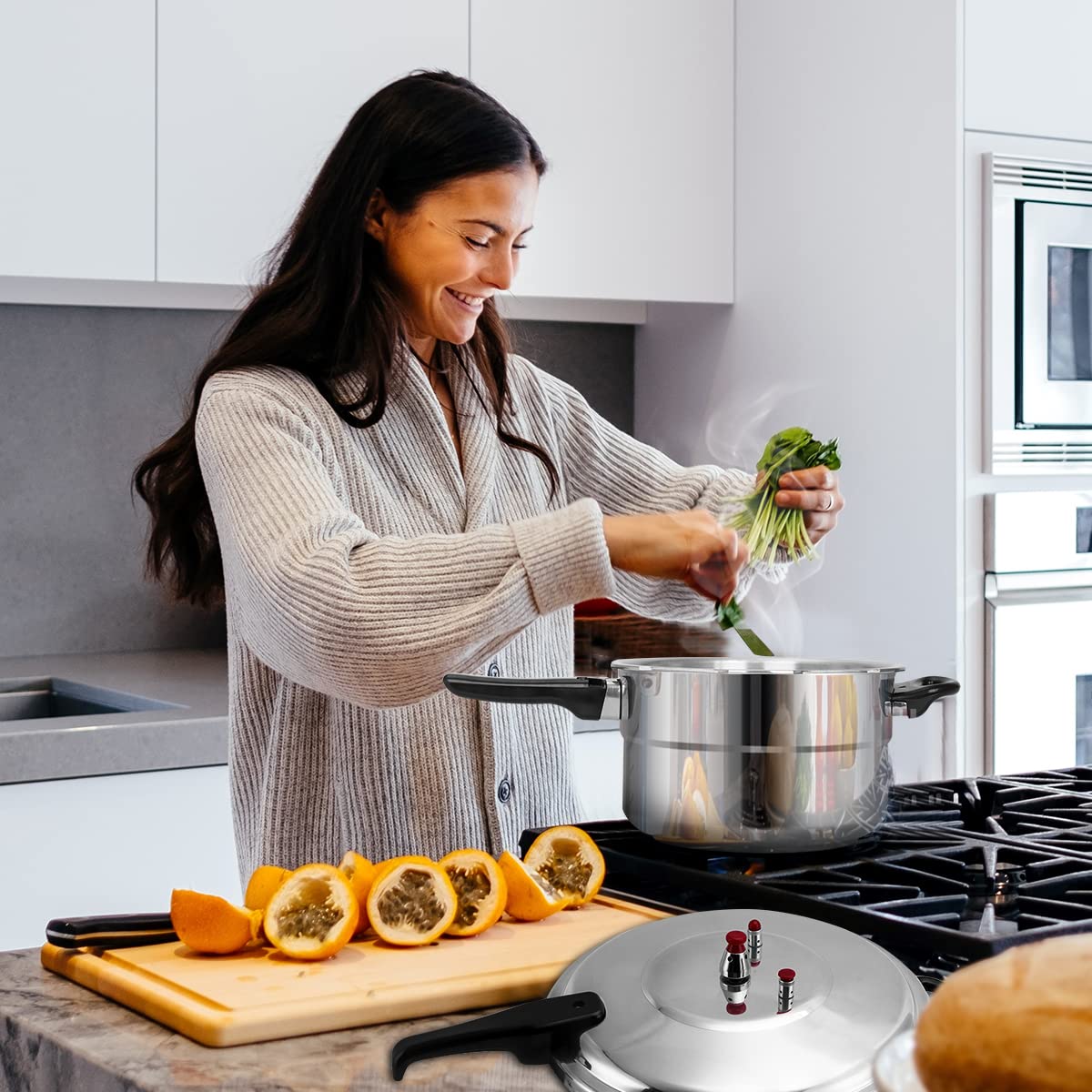 5.3 Qt Aluminum Stovetop Pressure Cooker & Canner R119447