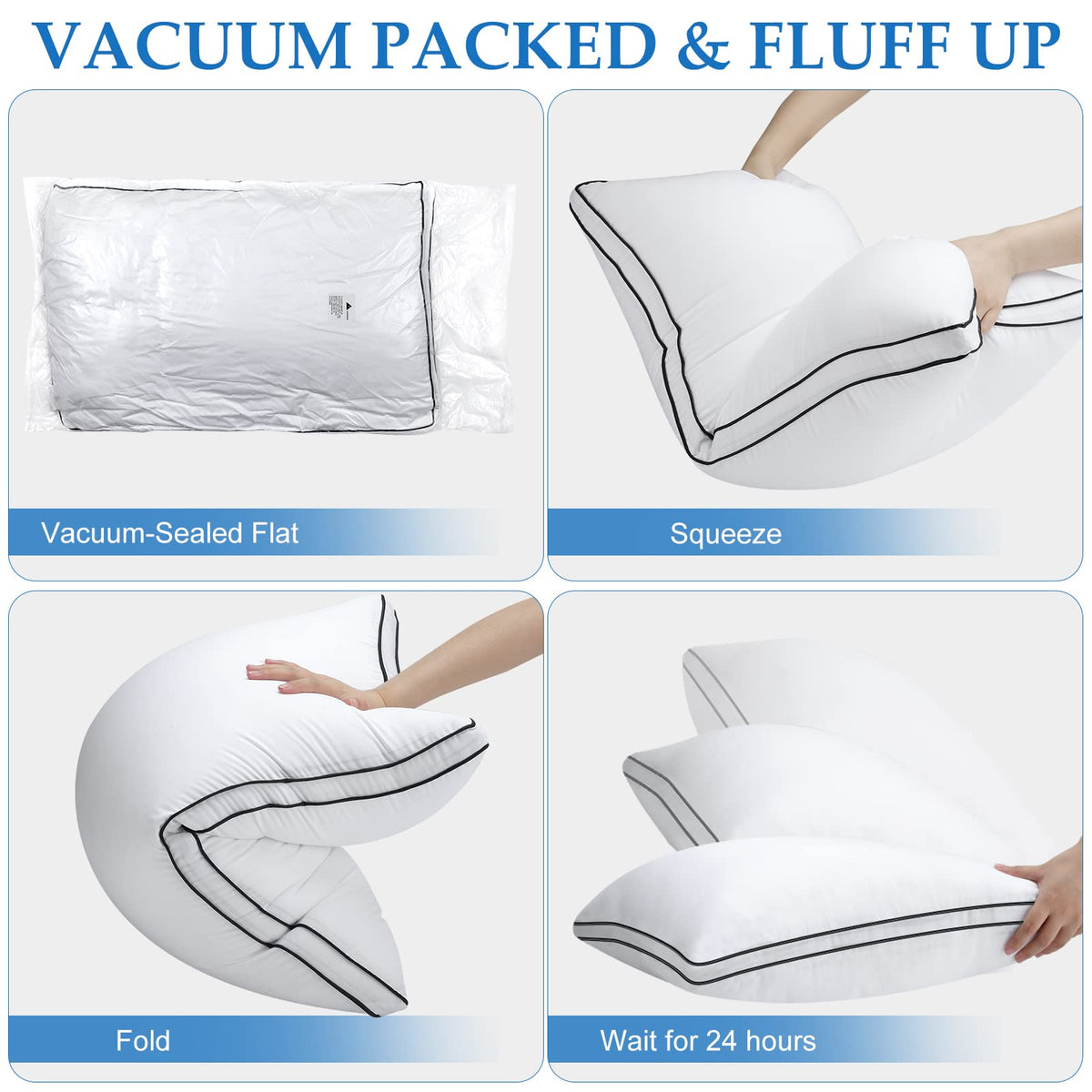 King Size Set of 2 Bed Pillows T303
