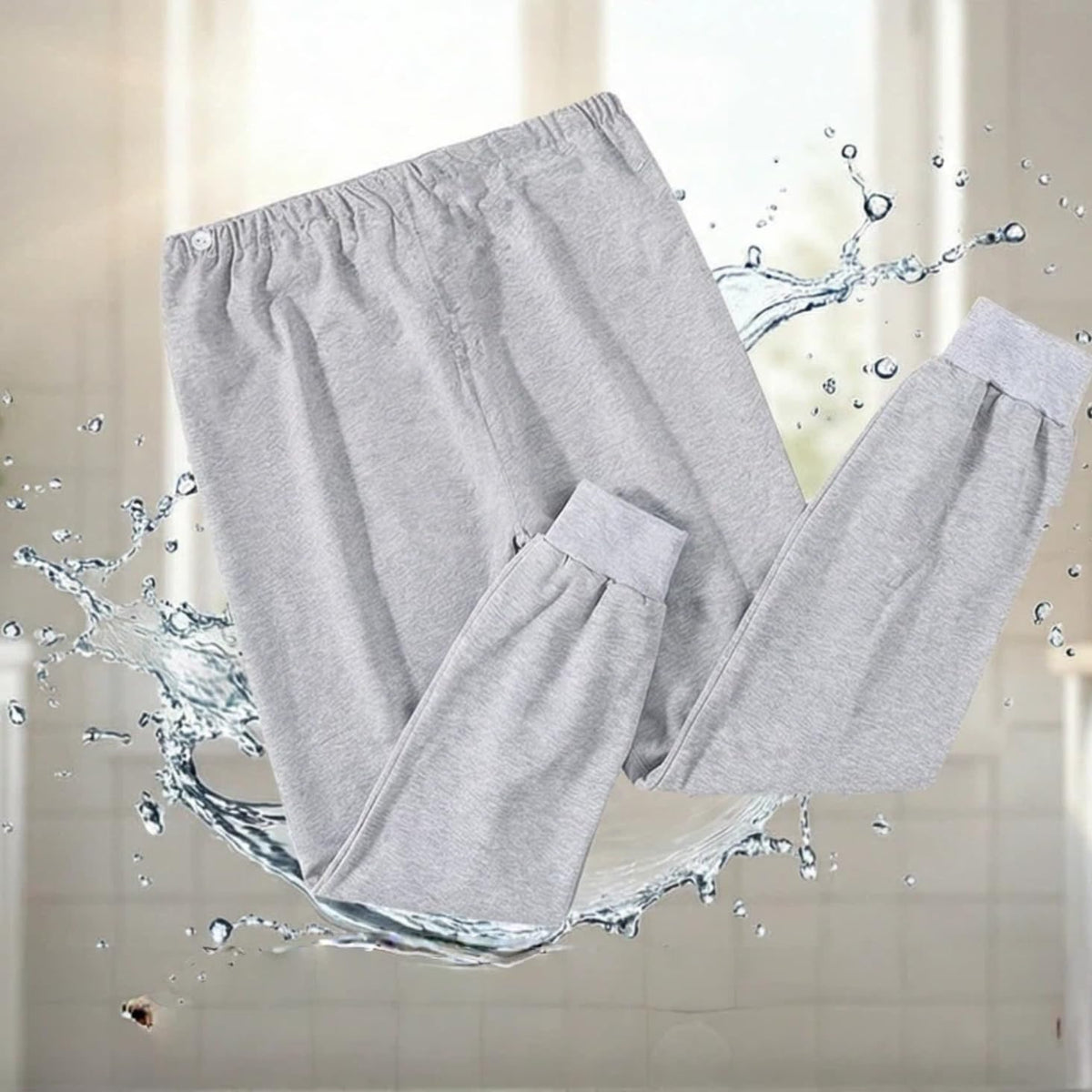 Waterproof Adjustable Incontinence Trousers Blue 3XL B4952