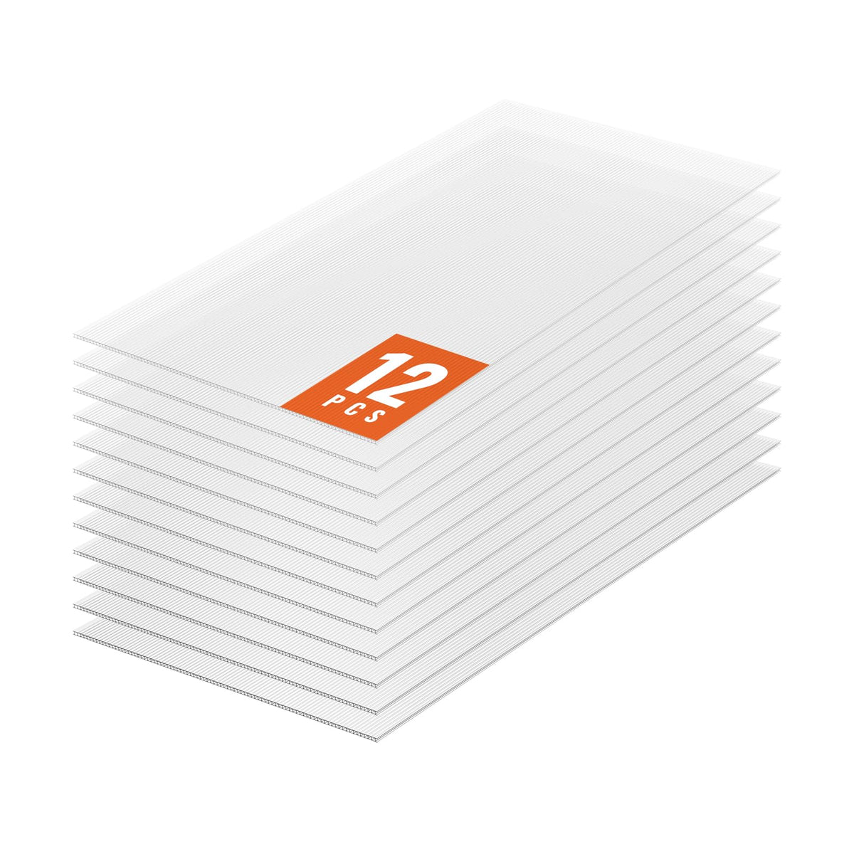 12 Pack Polycarbonate Greenhouse Panels F3390