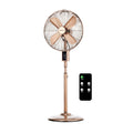 16" Copper Metal Stand Fan P578631