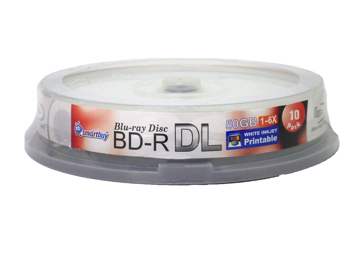 100-disc 50gb 6X Bd-r Dl White Inkjet Hub Printable Blank Disc R3219