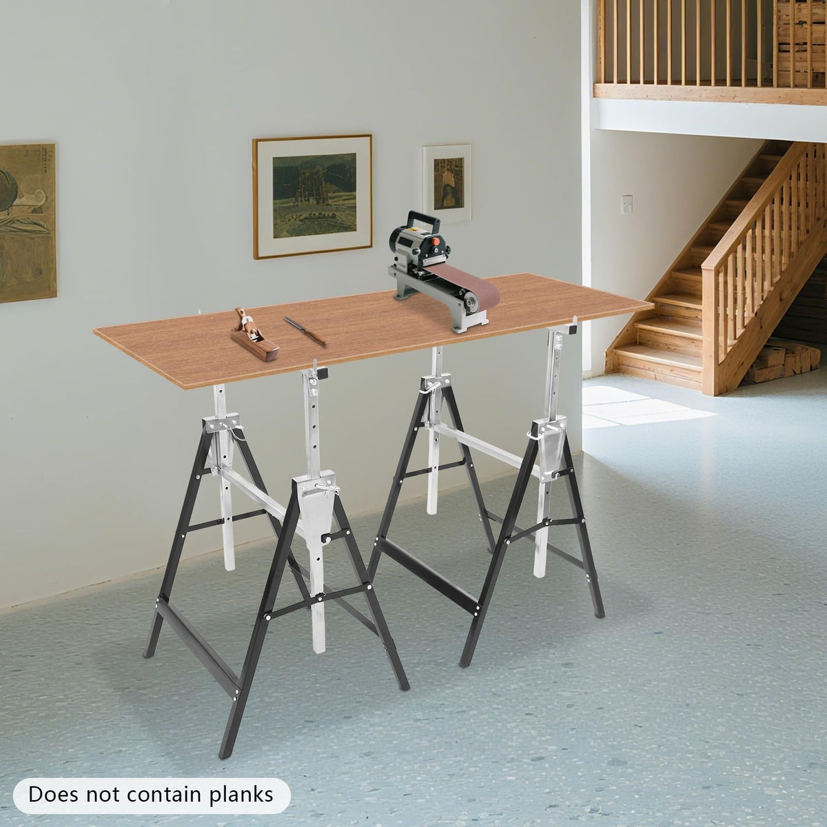 Heavy Duty 2-Pack Folding Sawhorse P6893