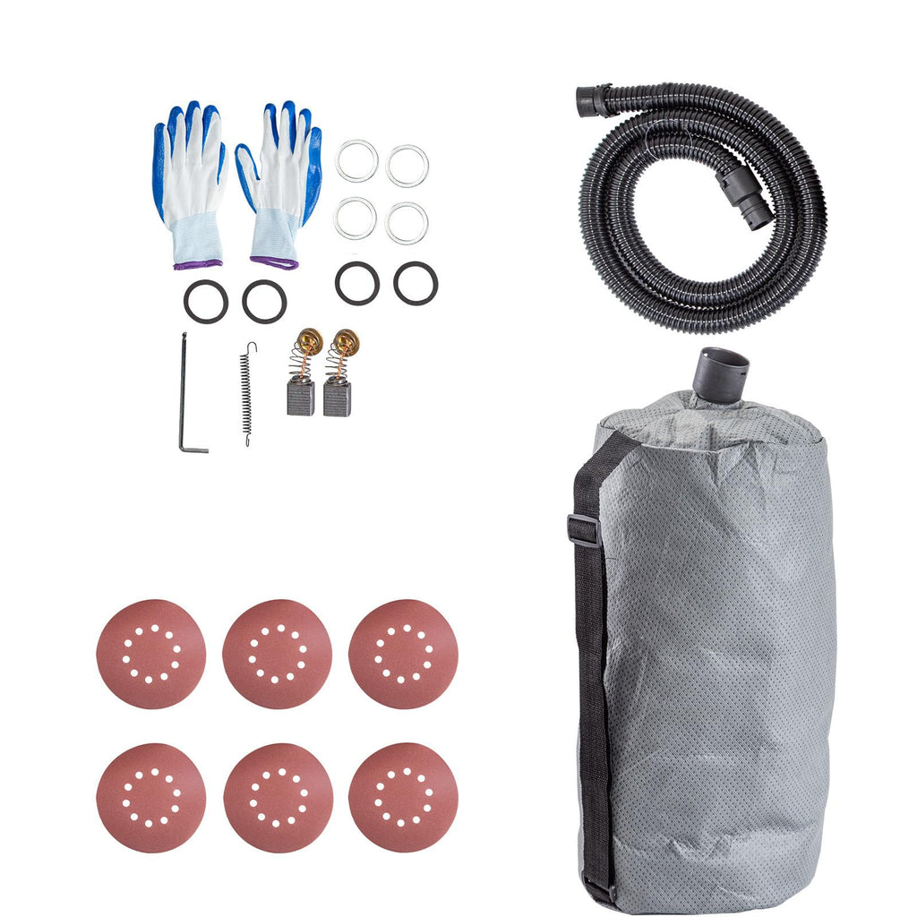 850W Variable Speed Electric Drywall Sander with Vacuum Bag B52348