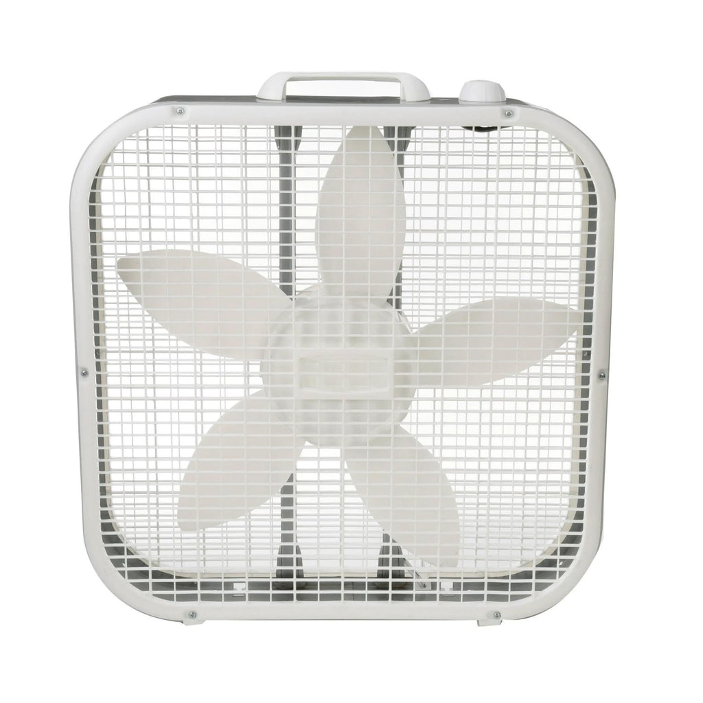 20" White Box Fan, 3 Speeds R55370