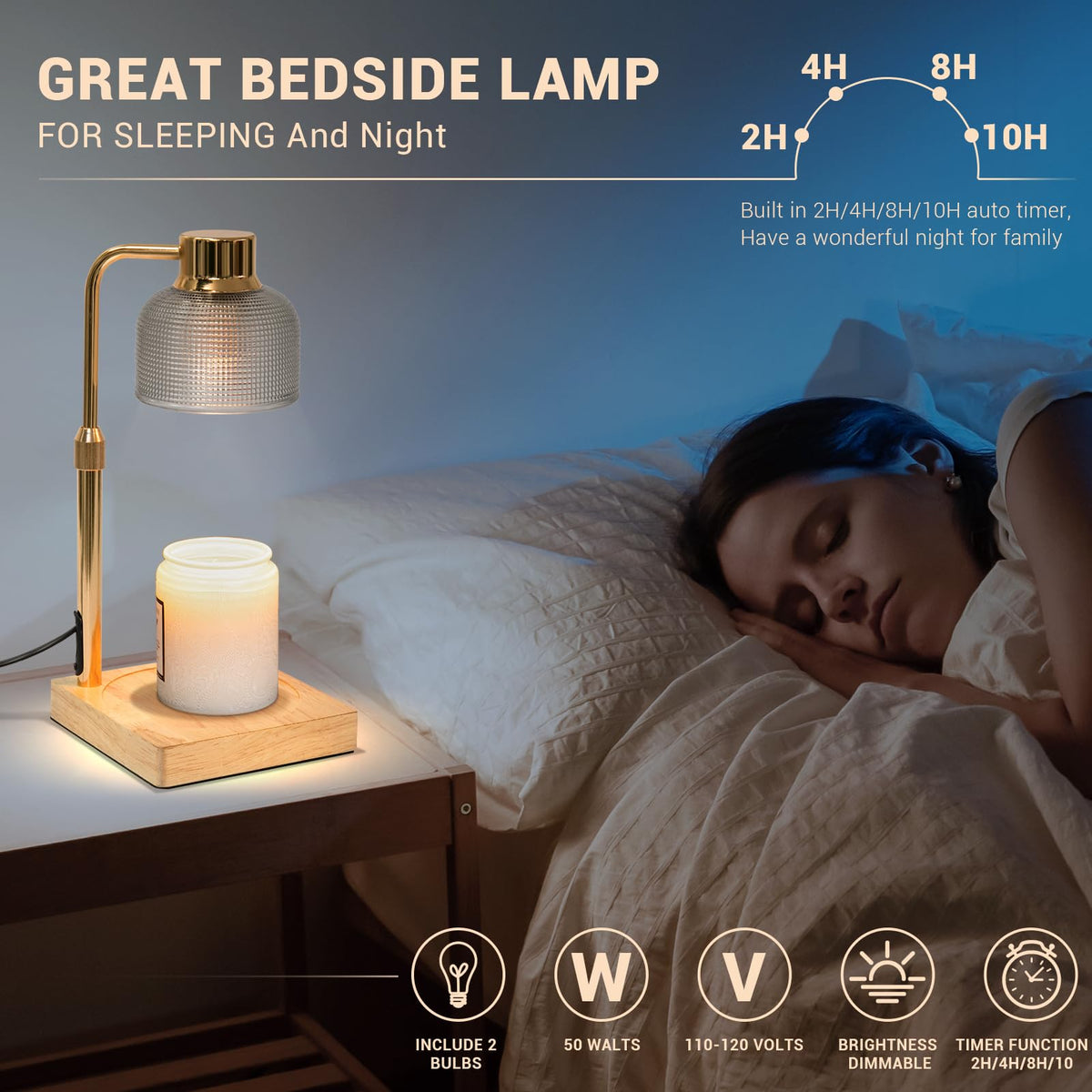 Candle Warmer Lamp with Timer G6378