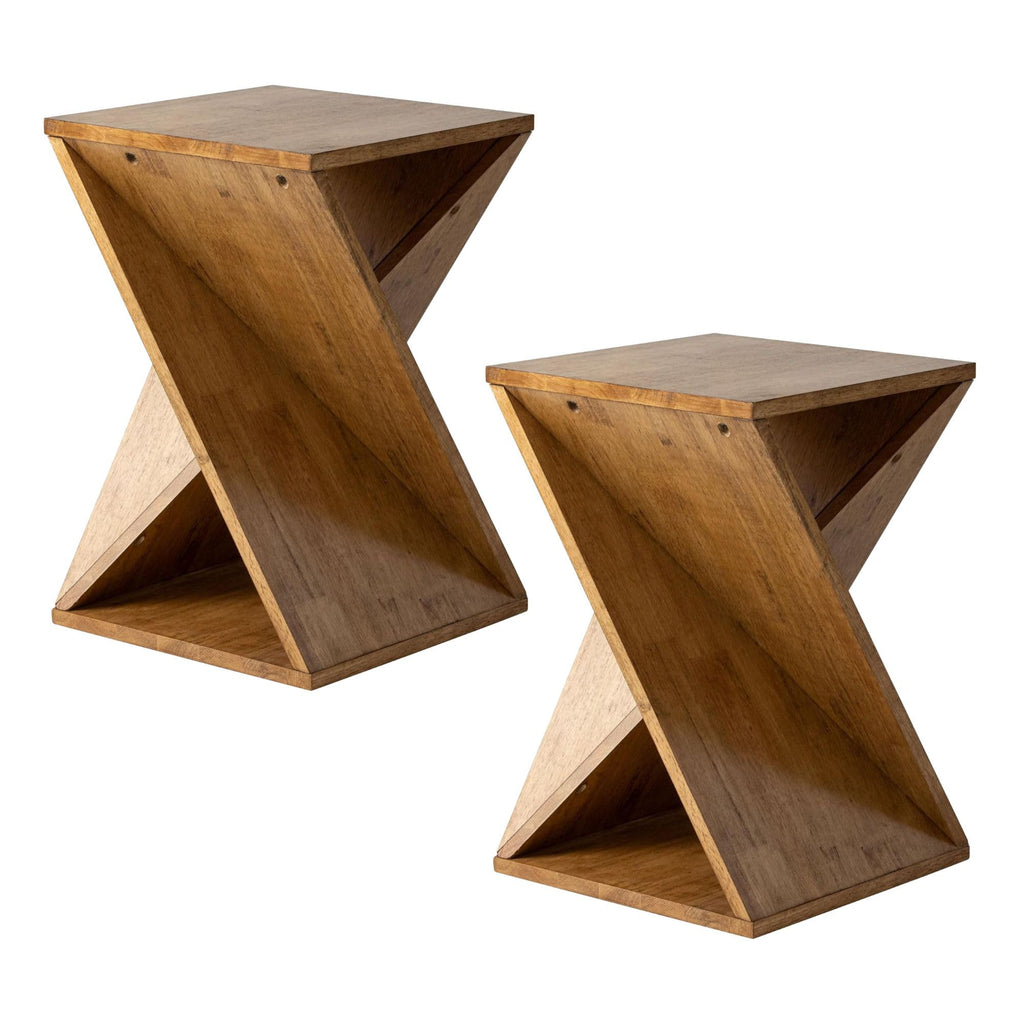 Rustic Farmhouse End Tables Set of 2 H225466
