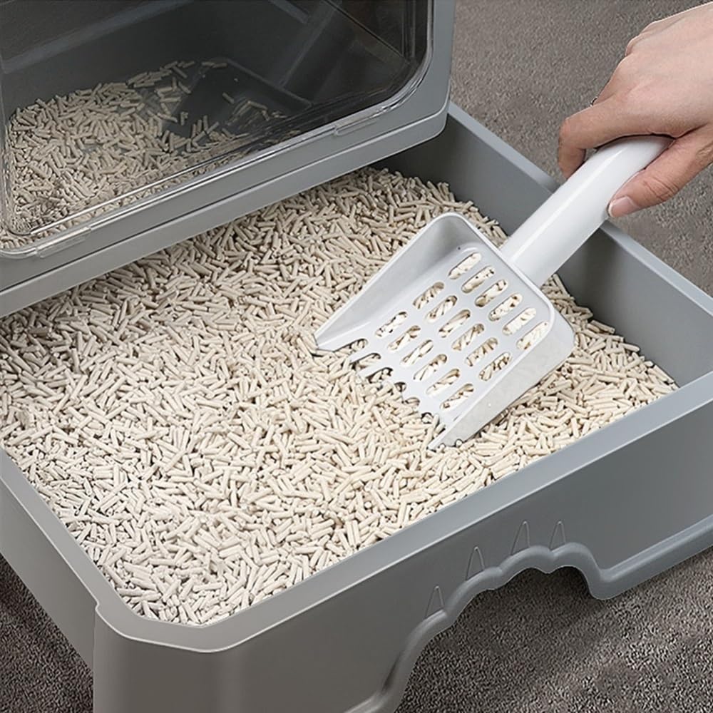 Foldable Enclosed Cat Litter Box with Lid S49735