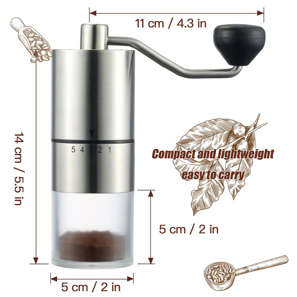 Manual Coffee Grinder with Ceramic Conical Burr M92829
