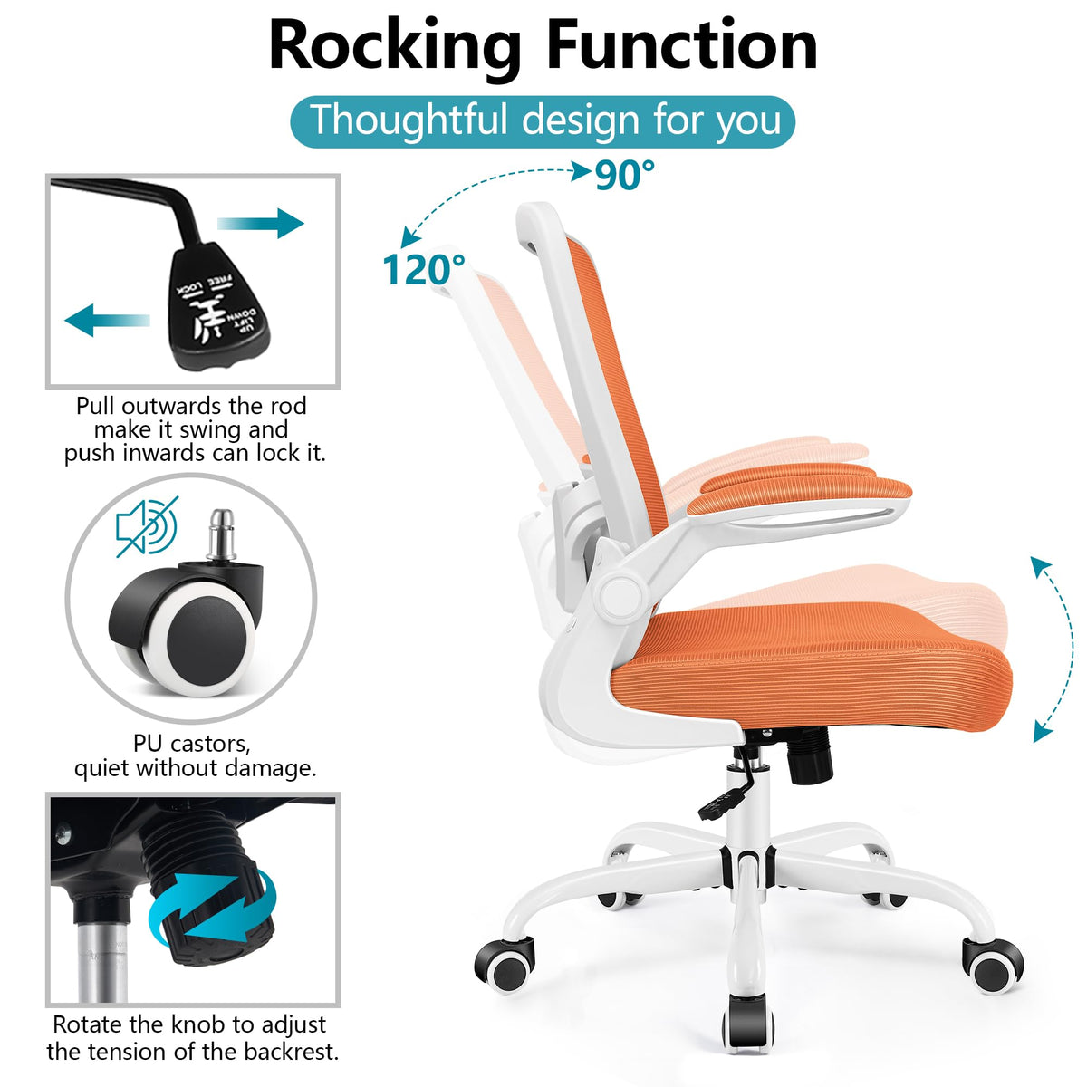 Ergonomic Mesh Office Chair with Lumbar Support Q581