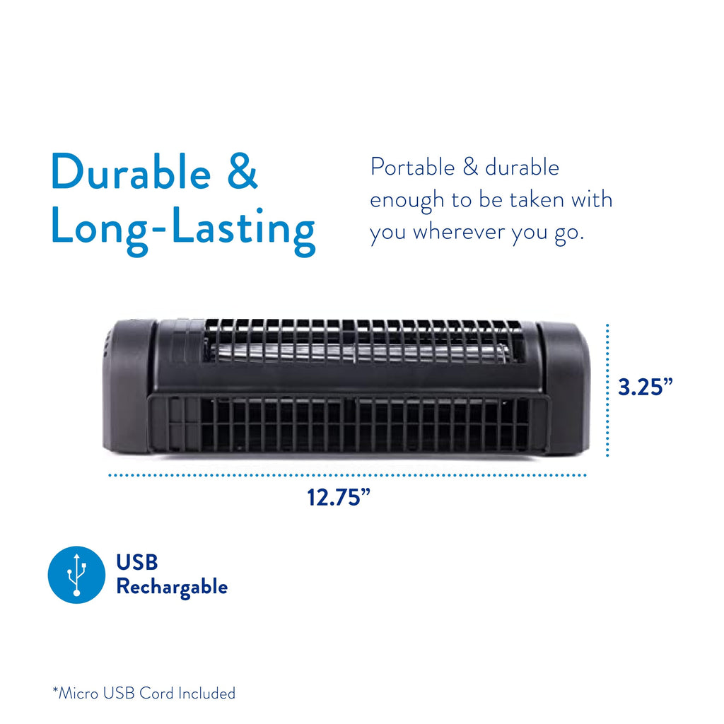 Rechargeable Personal Fan Adjustable Multi-Speed J542