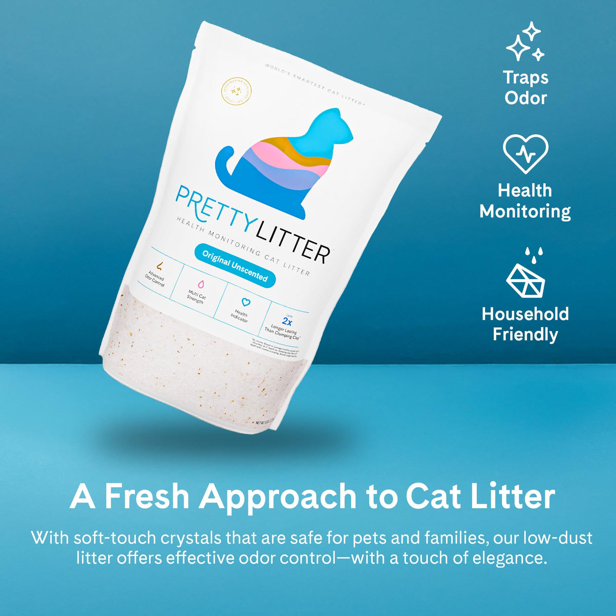 Unscented 6 lb. 2-Pack Cat Litter P7178