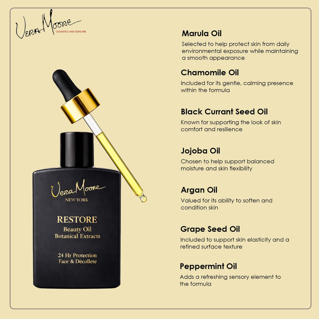 Face and Decollete Beauty Oil with Jojoba and Marula Oils, 1 oz C647491